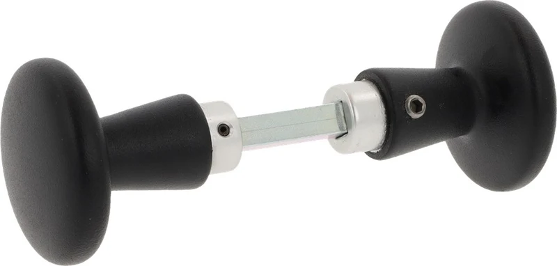 Oxloc Knopkruk Draaibaar 50mm Aluminium Zwart - 1216667