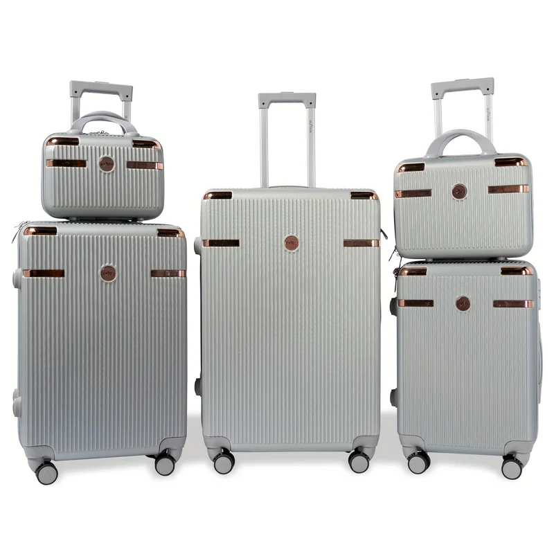 Koffer – Reiskoffer – Handbagage – Trolley – Valies – Hardcase ABS – Aluminium Handvat – 360º Zwenkwielen – Combinatieslot – Diverse Maten 12-28 inch