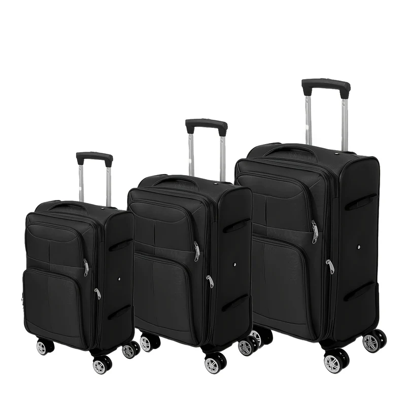 Kofferset – Reiskoffer Set – Trolley – Spinner Koffer – Handbagage Koffer – 3-Delig – Oxford Stof – Krasbestendig – 20/24/28 Inch – 360° Wielen