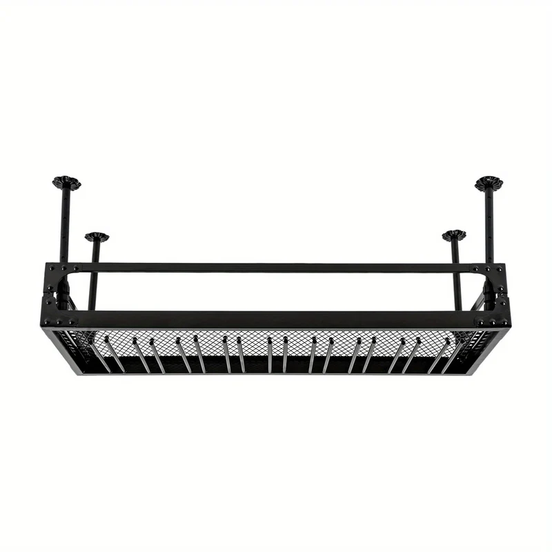 Wijnrek – Wandrek – Wijnhouder – Flessenrek – Wandwijnrek – Industrieel Zwart Metaal – Verstelbaar 35-55 cm Hoogte
