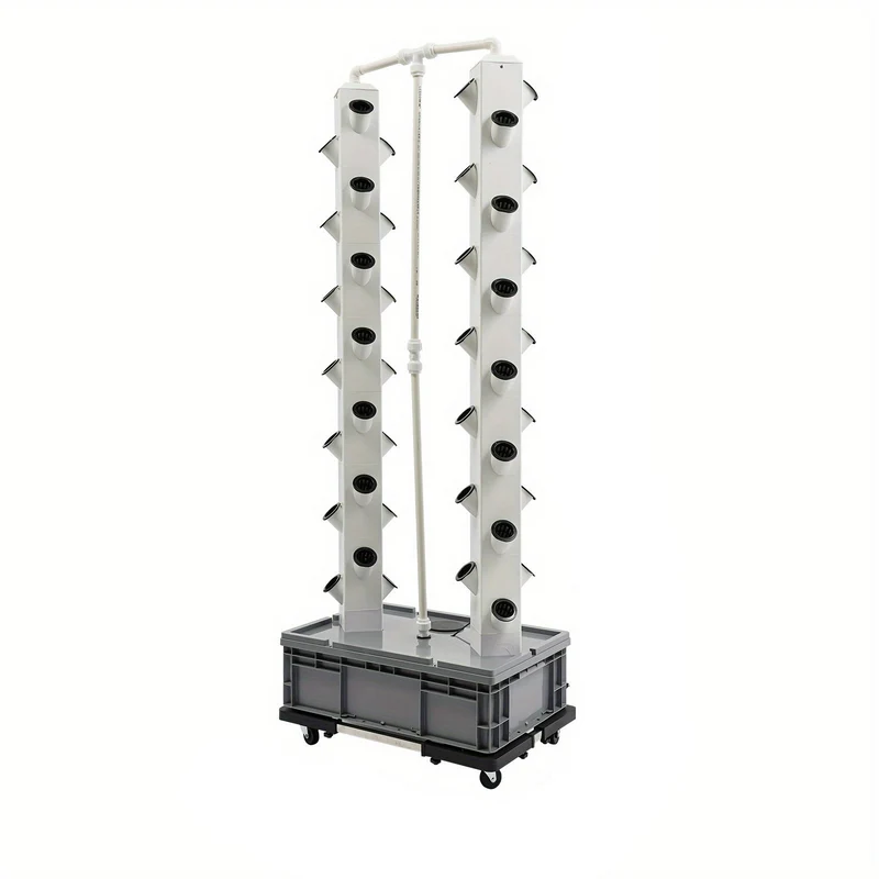 Hydroponic Tuinieren – Verticale Groei Toren – Hydroponisch Kweekstation – Watercultuur Systeem – Planten Kolom Toren – Compact Designerformaat – Duurzaam PP Materiaal