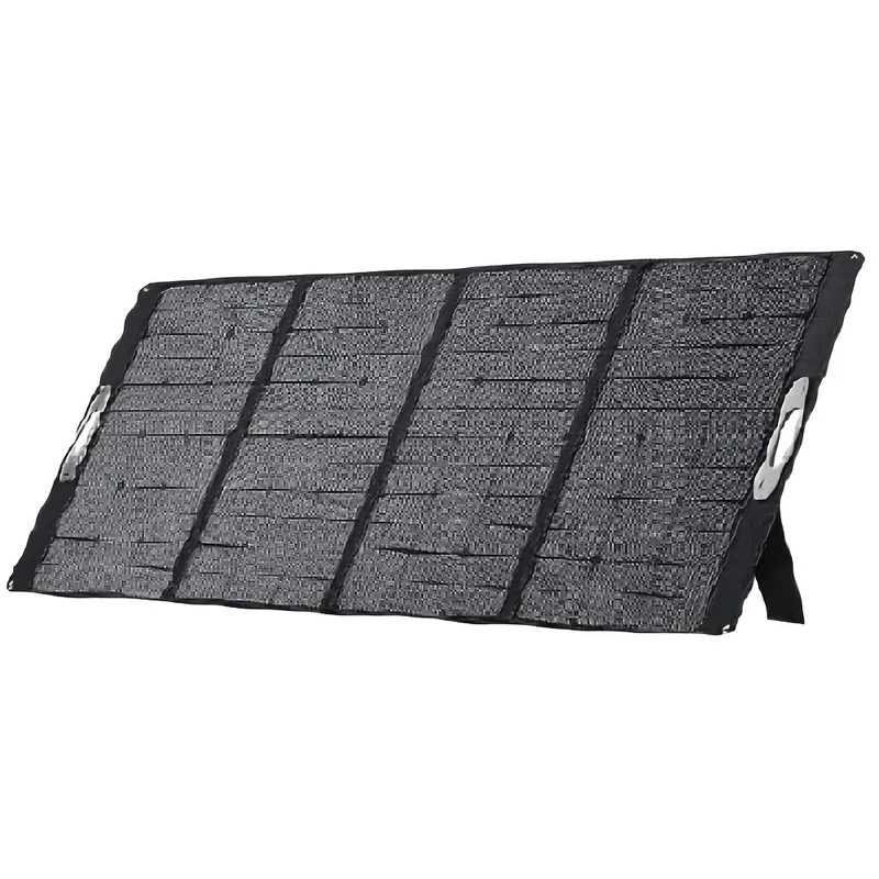 Draagbaar Zonnepaneel – Opvouwbaar Zonnepaneel – Flexibel Zonnepaneel – Mobiel Zonnepaneel – 400W Variant – Houten Armband Design – Inclusief Draadloze Gel Batterij Pack