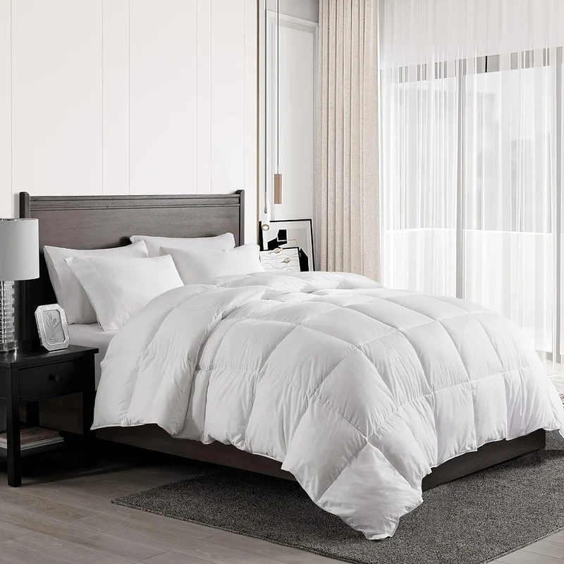 Dekbed – Donsdekbed – Allseason Dekbed – Luxe Deken – Beddengoed – 260x240 cm – 100% Egyptisch Katoen – 11% Witte Dons & 89% Veertjes