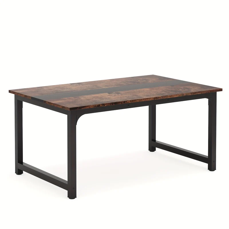 Bureau – Vergadertafel – Werkplek – Computertafel – Schrijftafel – Modern Houten Design – 160x80 cm – Bruin Houtnerf