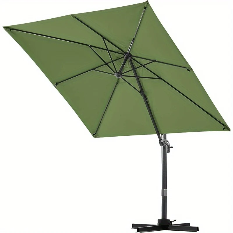 Parasol – Aluminium Parasol – Tuinparasol – Stokparasol – Terrasparasol – Rond 300 cm – 360° Draaibaar & Kantelbaar – UV50+ Bescherming