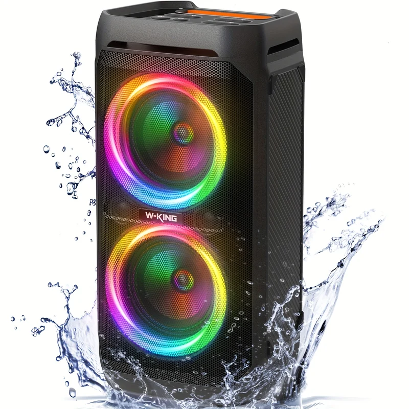 Party Speaker – Draadloze Speaker – Partybox – Portable Speaker – Boombox – 240W Krachtig Geluid – IPX6 Waterbestendig Met Diepe Bas