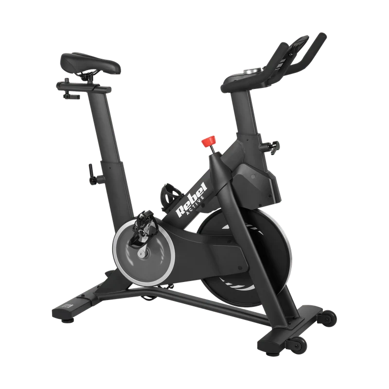 Hometrainer – Spinningfiets – Fitnessfiets – Indoorfiets – Trainfiets – Verstelbaar Zadel en Stuur – 12 kg Vliegwiel – LCD Display – Max 120 kg Belastbaar