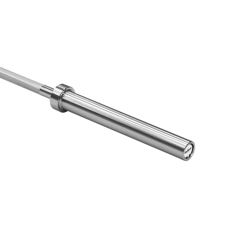 Olympische Halterstang – Olympische Barbell – Gewichthefstang – Krachtstang – Barbell Stang – 220 cm Lengte – 20 kg Gewicht – Chroomgeplateerd Staal – Draaggewicht 310 kg