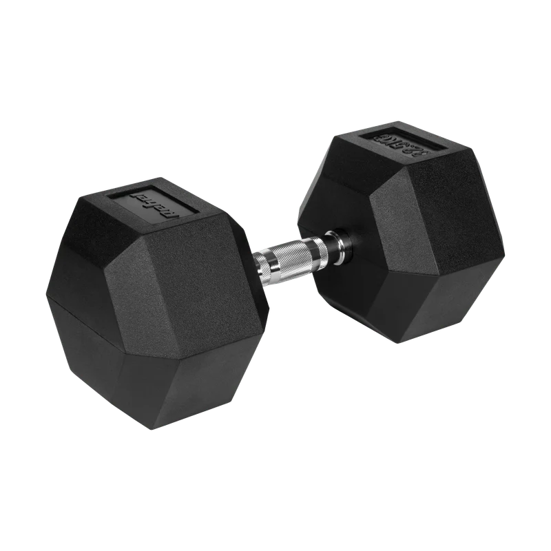 Dumbbell – Halter – Gewicht – Krachttraining – Fitness – Gietijzer Met Rubber Coating – Hexagonaal Antislipontwerp – 32,5 kg