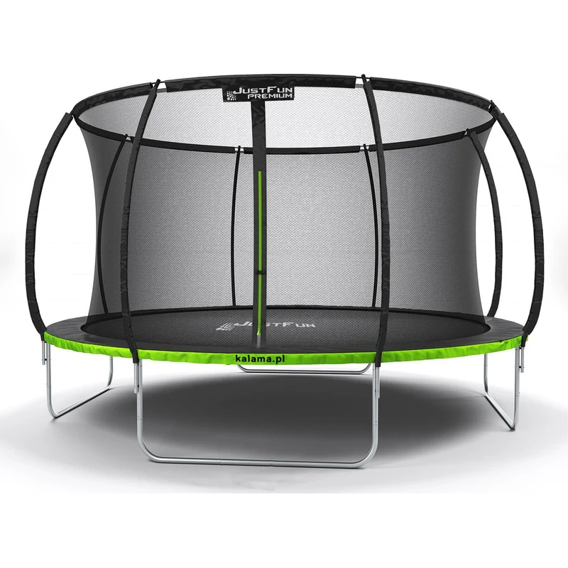 Trampoline – Springkussen – Buitenspeeltoestel – Speelmat – Veiligheidsnet – 12 Voet (374 cm) – Max. Belastbaar 300 kg – Water- en UV-bestendig