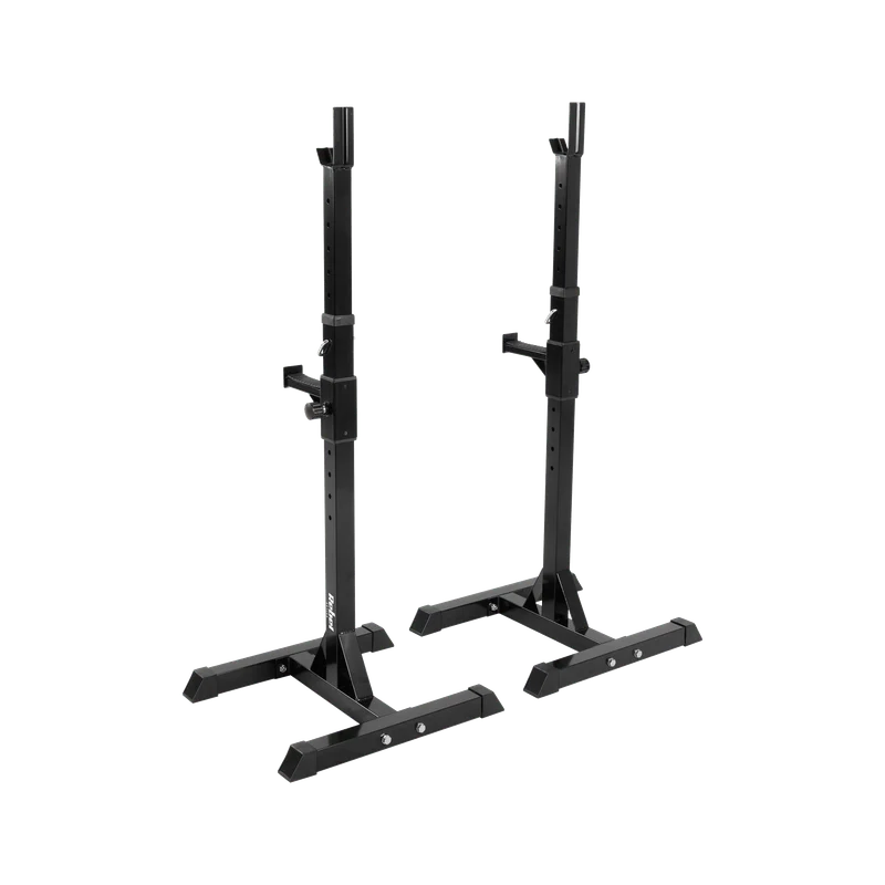 Haltersteunen – Haltersteunen Verstelbaar – Halterstandaard – Barbell Stand – Halterhouder – Maximaal 200 kg Belastbaar – Verstelbare Hoogte 105-160 cm