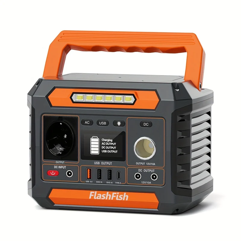 Powerstation – Draagbare Generator – Noodstroom – Zonne-energie Generator – Back-up Stroom – 230,88 Wh Lithium-Ion – 300W Zuivere Sinus AC Uitgang