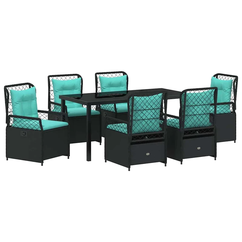 Tuinstoel – Tuinstoel – Loungestoel – Ligstoel – Balkonstoel – Verstelbare Rugleuning – Weerbestendig Polyriet – 160 cm Lang