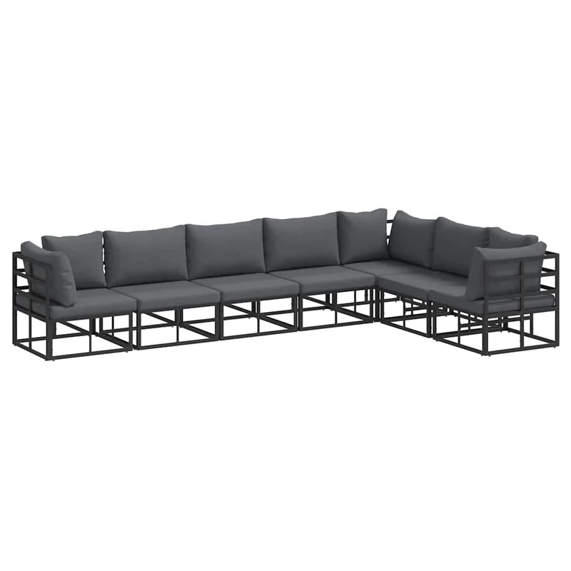 Tuinset – Loungeset – Buitenmeubilair – Tuinmeubelen – Terrasset – Aluminium Frame – Weerbestendige Kussens