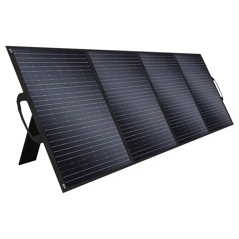 Zonnepaneel – Draagbaar Zonnepaneel – Opvouwbaar Zonnepaneel – Solar Charger – Powerstation Zonnepaneel – 200W Hoog Vermogen – Compact & Weerbestendig