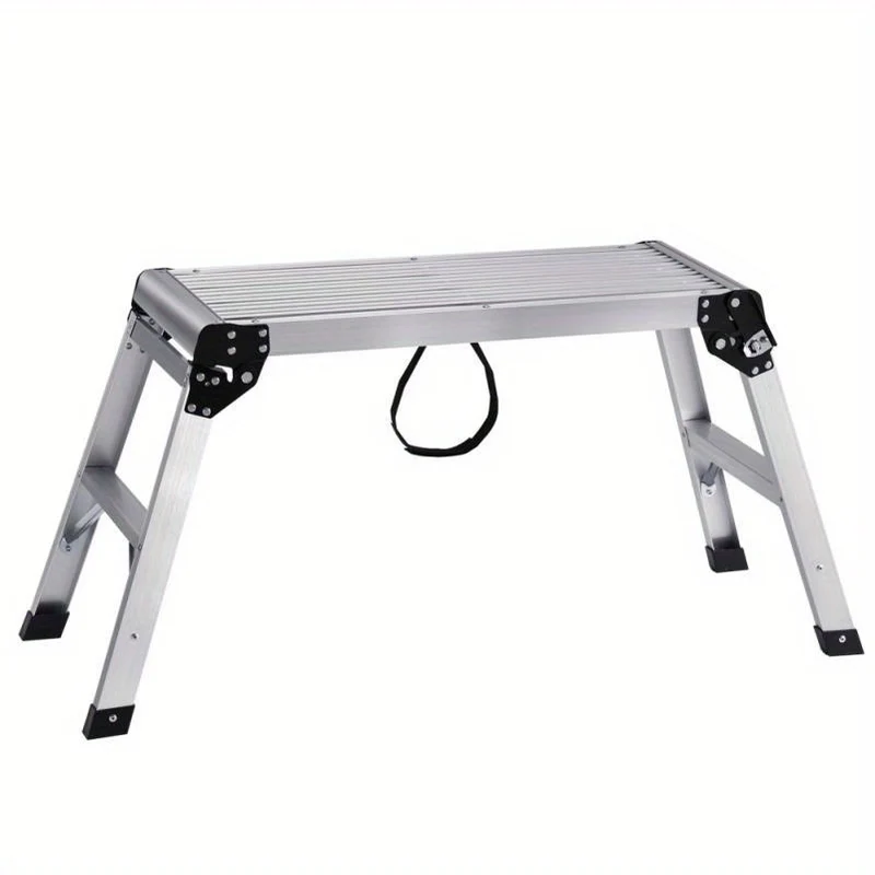 Inklapbaar Werkplatform – Werksteiger – Klimsteiger – Platform – Ladder – Aluminium – 150 kg Draagkracht – Antislip Voeten