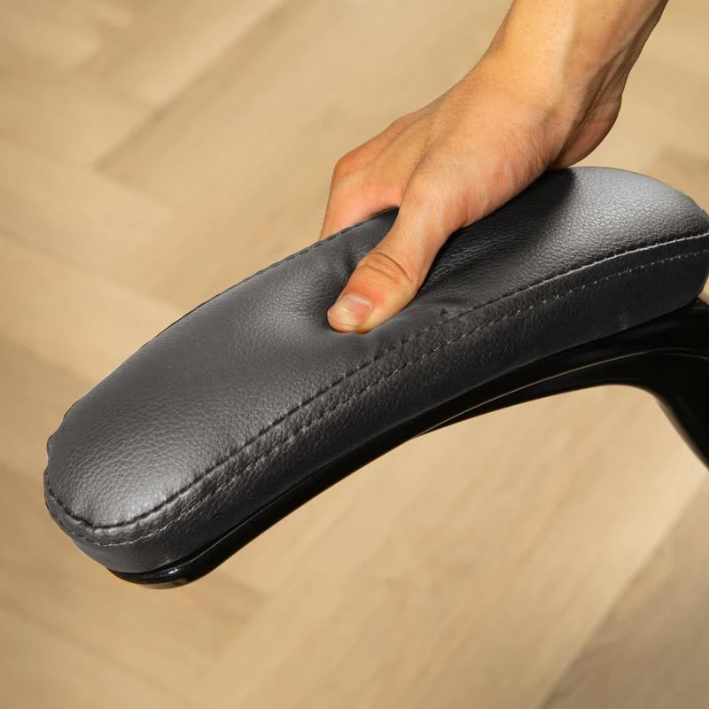 Ergonomische Bureaustoel – Bureaustoel Met Hoge Rugleuning – Kantoorstoel – Werkstoel – Deskchair – Verstelbare Armleuningen – Stevig PVC Frame – Comfortabele Zithouding