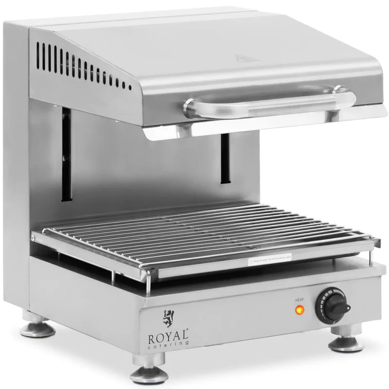 Bakplaatverwarmer – Buffetwarmer – Warmhoudplaat – Chafing Dish – Salamander Oven – Verstelbare Hoogte 8-21 cm – 2800W Roestvrij Staal