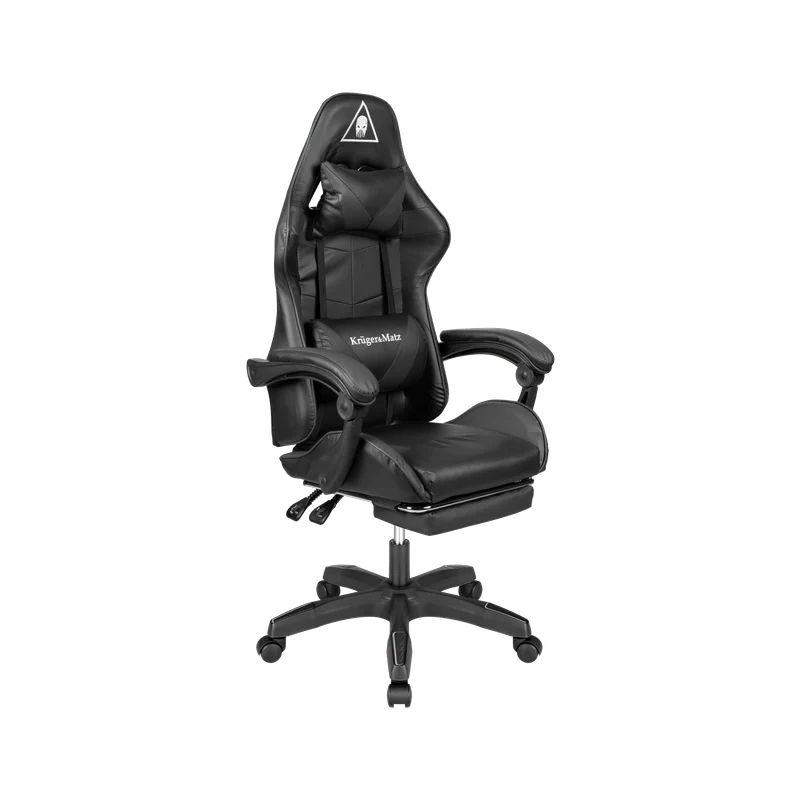Gamingstoel – Gamestoel – Gaming Chair – Game Stoel – Bureaustoel – Verstelbare Rugleuning 145° – Voetsteun Met Massagefunctie - Zwart