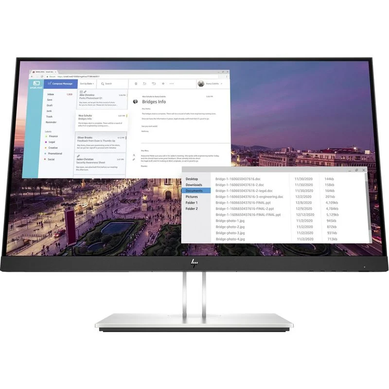 Monitor – Beeldscherm – LCD Scherm – Computerscherm – IPS Display – 23 Inch – Full HD 1920x1080 – Snelle 5ms Reactietijd