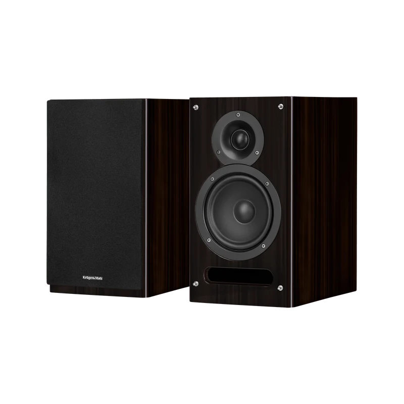 Stereo Luidsprekerzuilen – Kolomspeakers – Tower Speakers – Geluidssysteem – Audio Zuilen – 75W Vermogen – Houten Afwerking