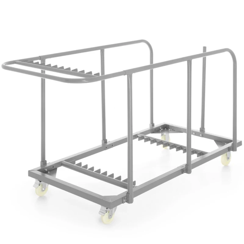 Tafeltrolley – Transportwagen – Serveerwagen – Roltafel – Opbergtrolley – Capaciteit 20 Tafels – Stevige Metalen Constructie