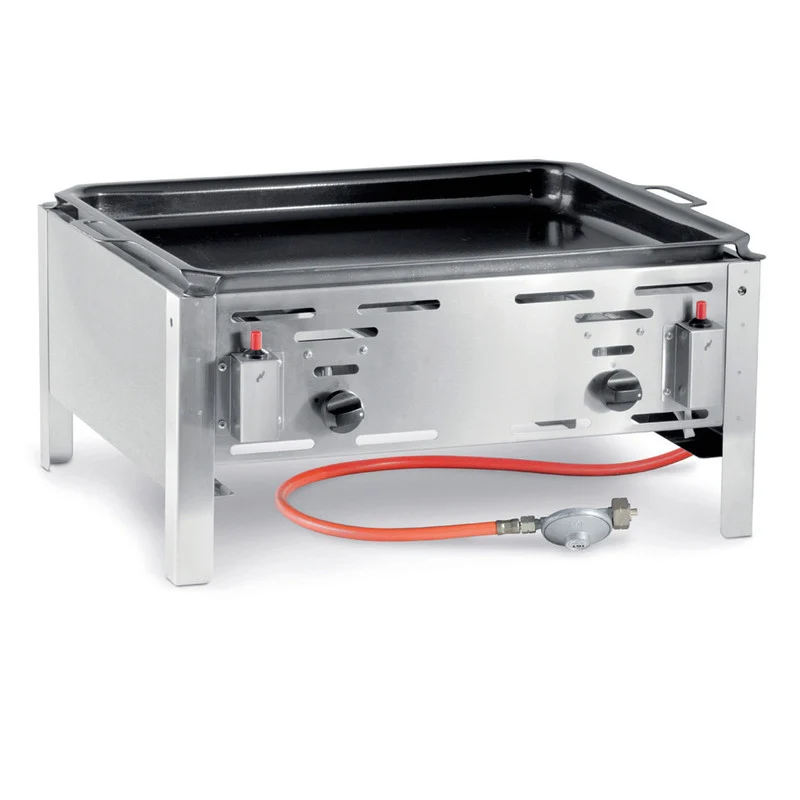 Gasbrander – Buitenkeuken Brander – Campingkooktoestel – Outdoor Gasfornuis – Gas Kookbrander – 11600W Vermogen – Roestvrijstalen Emaillen Pan 590x480mm