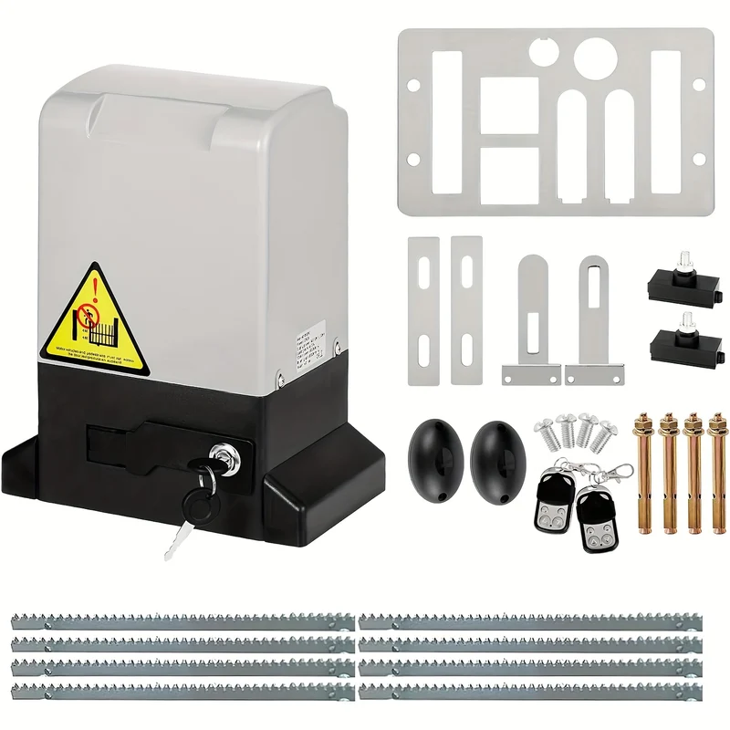 Schuifdeuropener – Automatische Deuropener – Elektrische Deuropener – Deurbediening – Schuifdeursysteem – Geschikt Tot 600 Kg – 280W Motor Met 4m Rail