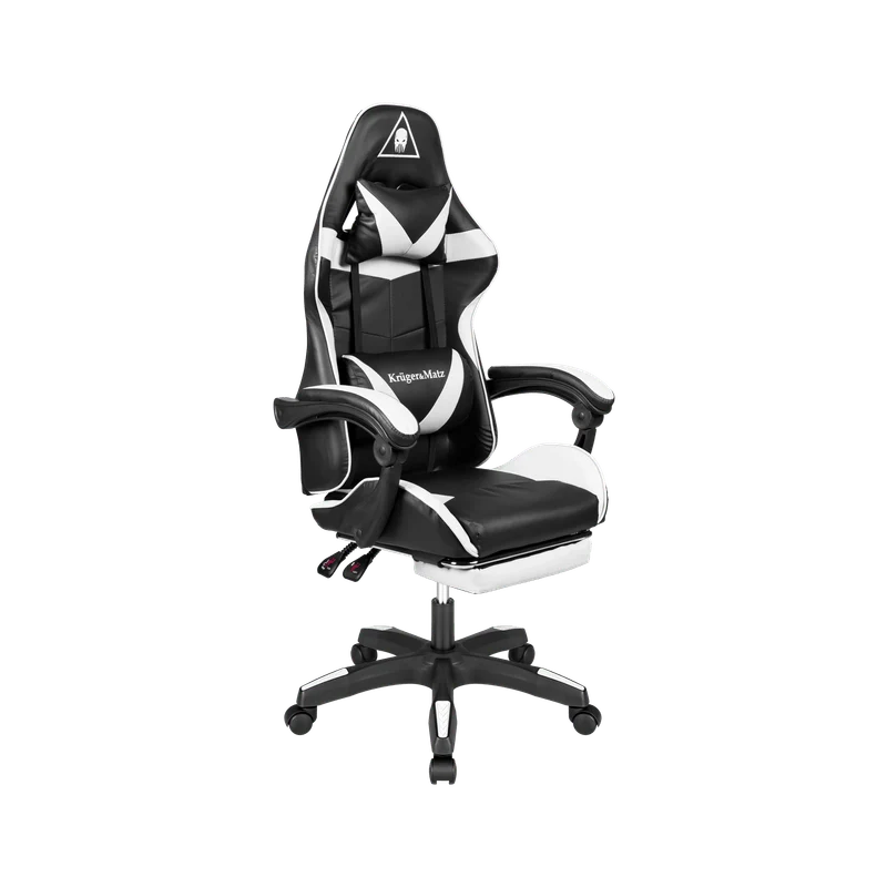 Gamingstoel – Gamestoel – Gaming Chair – Game Stoel – Bureaustoel – Draaibaar – Verstelbare Rugleuning tot 145° – Met Voetensteun en Massagefunctie