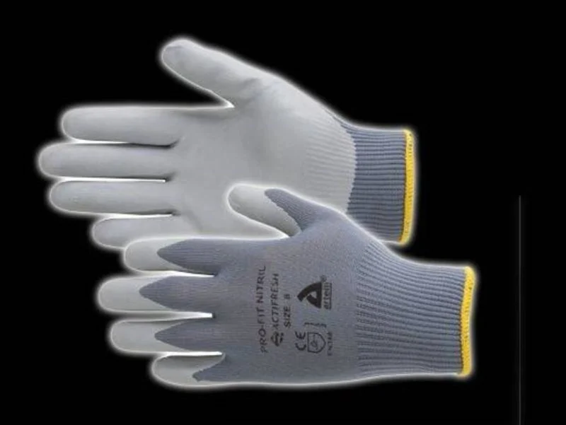 Artelli PRO-FIT NITRILHANDSCHOEN MT10 / XL LATEX GRIJS