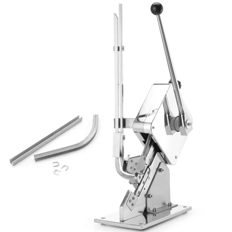 Worstenklem – Worstclipper – Vleessluiter – Handmatige Clipmachine – Worstomhulsel Klem – Verstelbare Klemkracht – Inclusief 1000 U-Vormige Clips