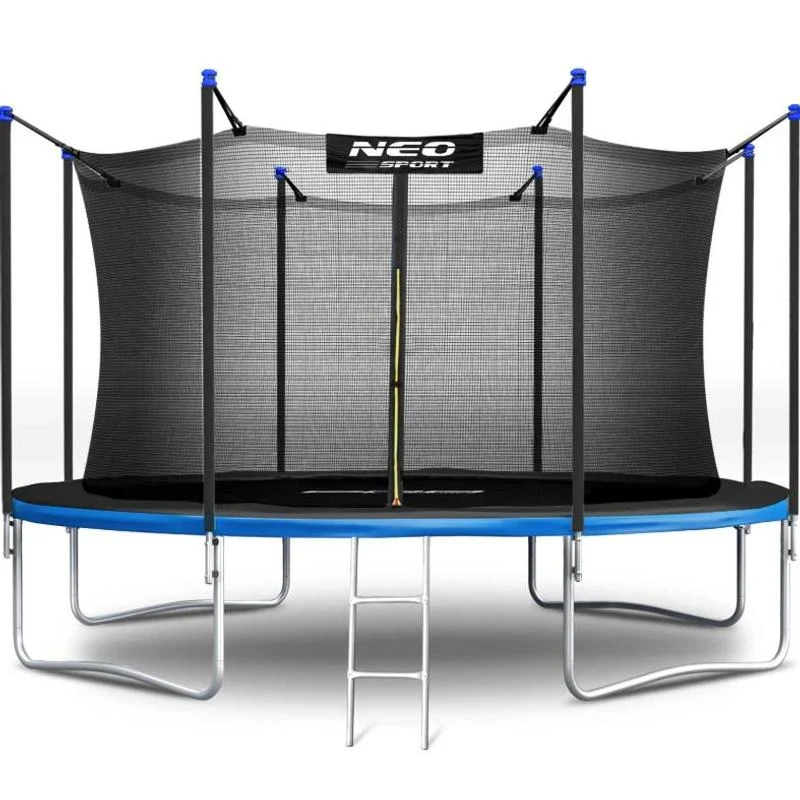 Tuintrampoline – Kindertrampoline – Springmat – Veiligheidsnet – Ladder – Ø 374 cm – Maximale Belastbaarheid 150 kg