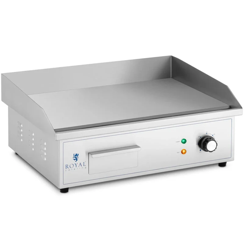 Elektrische Grill – Elektrische Barbecue – Bakplaat Grill – Smooth Grill – Tafelgrill – 530 x 350 mm – 3000 Watt Vermogen