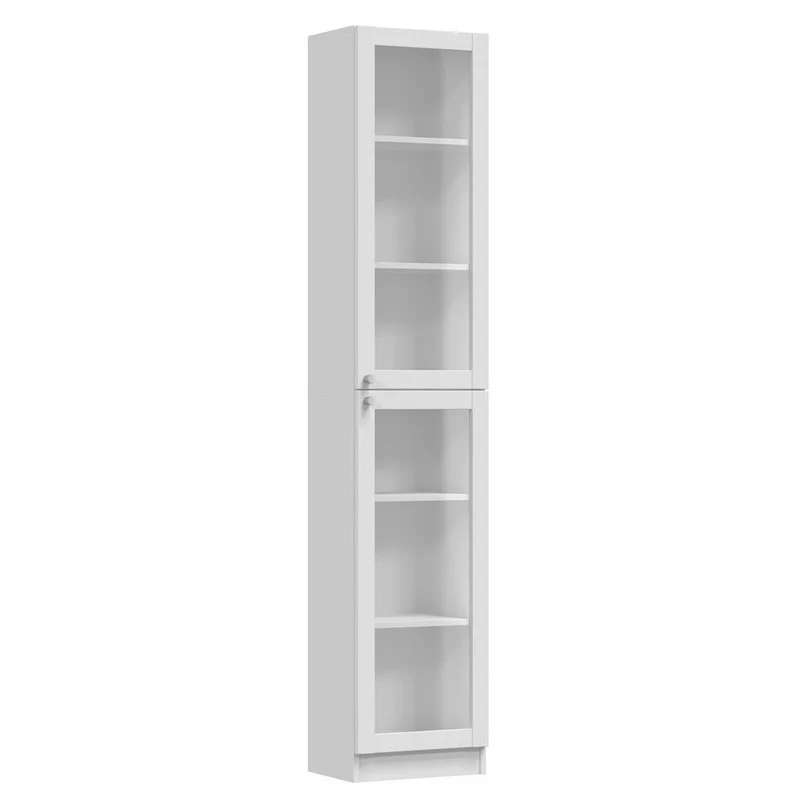Vitrinekast – Vitrine – Glazen Kast – Displaykast – Opbergkast – 40 cm Breed – 16mm Gelamineerd Spaanplaat – 2 Glazen Deuren