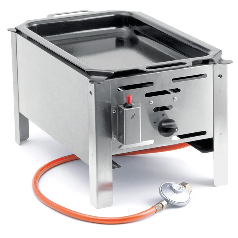 Gasbrander – Gasfornuis – Campingkooktoestel – Buitenbrander – Kookbrander – RVS – 5800W Vermogen – Elektronische Ontsteking
