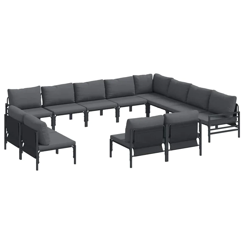 Tuinmeubelset – Tuinbank – Loungeset – Terrasmeubilair – Buitenmeubilair – Inclusief Tafel – Weerbestendig & Ergonomisch Comfortabel