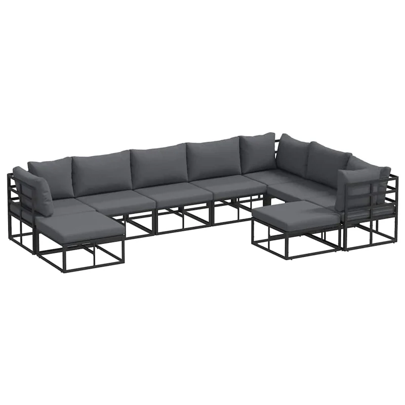 Tuinbank – Buitenbank – Loungeset – Tuinmeubel – Balkonbank – Modulariteit – Weerbestendig met Kussens