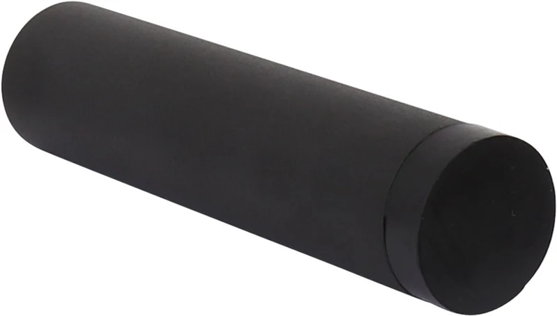 Oxloc DEURSTOPPER RVS ZWART WANDMONTAGE 120MM 30MM