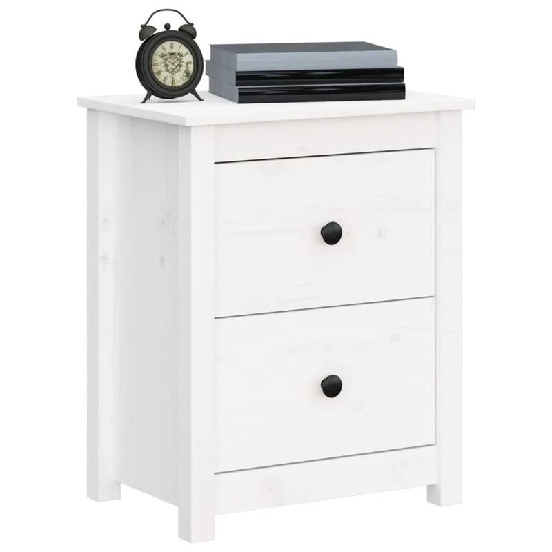 Nachtkastje – Bedside Table – Bedside Cabinet – Nachtmeubel – Side Table – Compact Ontwerp – 2 Ruime Laden – Gemengde Kleuren – Ruimtebesparend – Snel Montage