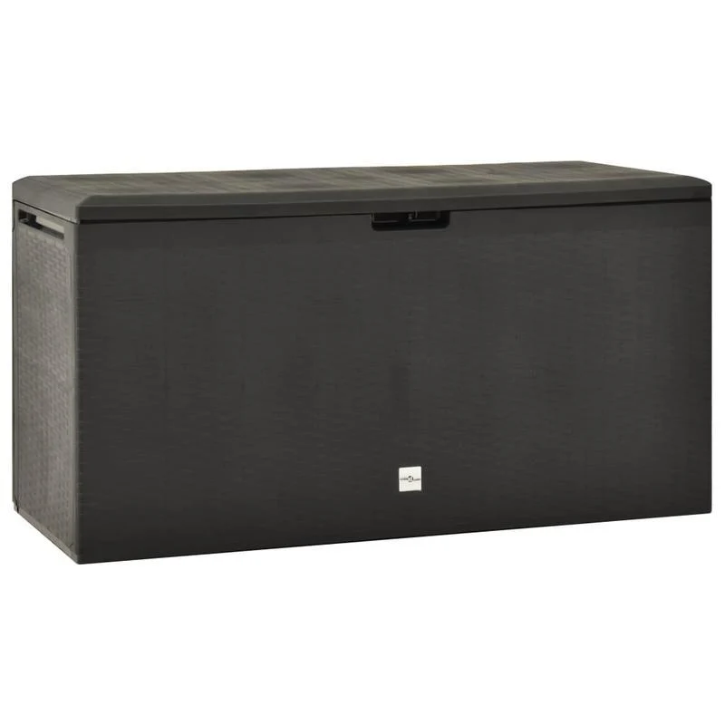 Opbergbox Tuin – Tuinkussenbox – Tuinkist – Kussenbox – Tuincontainer – 290L Inhoud – Duurzaam & Stabiel – Modern Antraciet Design – Weerbestendig