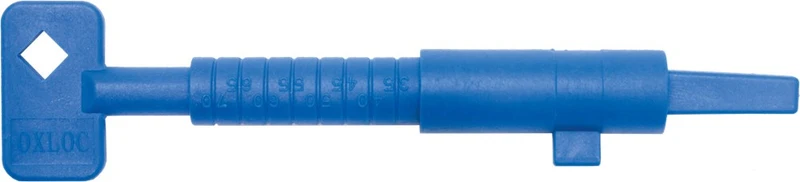 Oxloc BOUWSLEUTEL KUNSTST. BLAUW