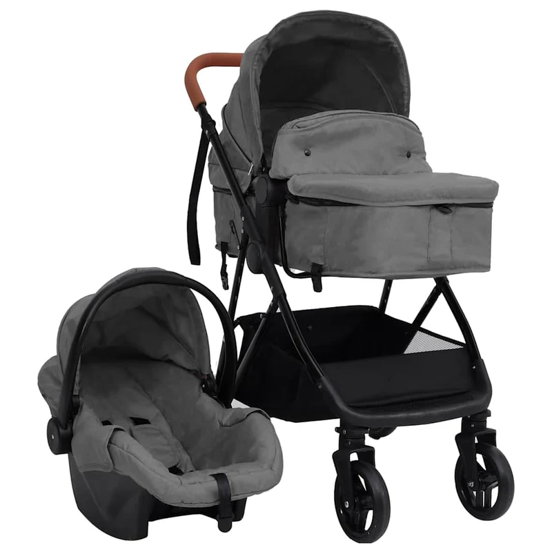 Buggy – Wandelwagen – Kinderwagen – Plooibuggy – Reisbuggy – 3-in-1 Multifunctioneel – Stabiel Stalen Frame – Verstelbare Zitpositie – Inklapbaar Compact