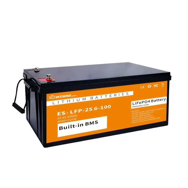 24V 100Ah LiFePO4 Accu – Lithium Accu – Solar Accu – Camper Accu – Backup Accu – Ingebouwd BMS – Hoge Capaciteit 2560Wh – Lichtgewicht & Veilig – Duurzaam & Efficiënt
