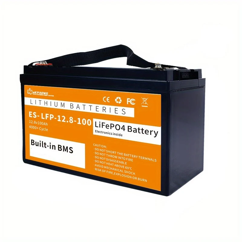 Li-ion Accu – Lithium Accu – Lithium-Ion Batterij – LiFePO4 Accu – Oplaadbare Accu – 24V 100Ah – Hoog Capaciteit – Ingebouwd BMS