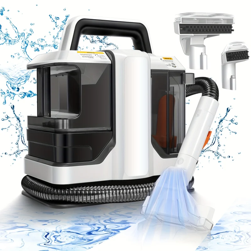 Handstofzuiger – Handheld Reiniger – Tapijtreiniger – Meubelreinigingsmachine – Draadloze Stofzuiger – 750W Vermogen – Spray- en Zuigfunctie met Automatische Sensor