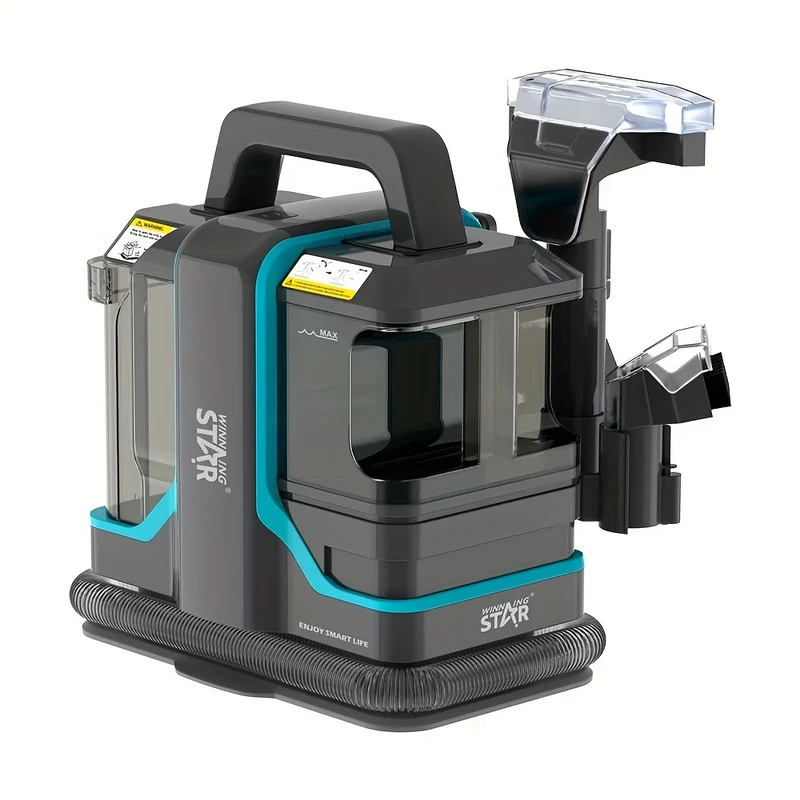Tapijtreiniger – Vlekkenreiniger – Bankreiniger – Meubelreiniger – Zetelreiniger – Compact & Lichtgewicht – 450W Motor, 80dB Geluidsarm