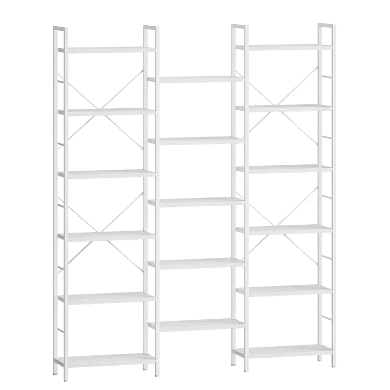 Bookshelves, Freestanding Shelves, Shelf with 17 Shelves, 6 Levels, Adjustable S, Bookshelf For Living Room, Living Room Decor And Accessories, Small Bookshelf, Storage And Organization, Tall Bookshelf, White Bookshelf, Bookc