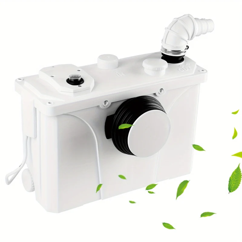 wc-pomp – afvalwaterpomp – rioolpomp – toiletpomp – afvoer-pomp – compact – werkt zonder elektriciteit