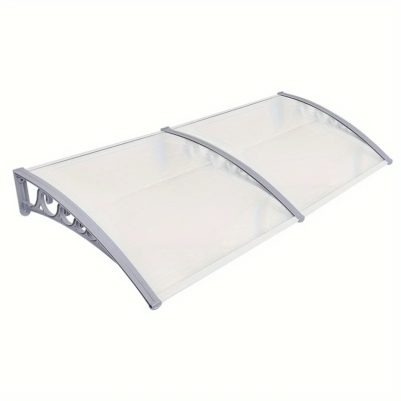 Raamluifel – Zonwering – Raamzonwering – Luifel – Raamkap – 300x100 cm – Onbreekbare Polyester Plaat – Lichtgewicht PP-frame