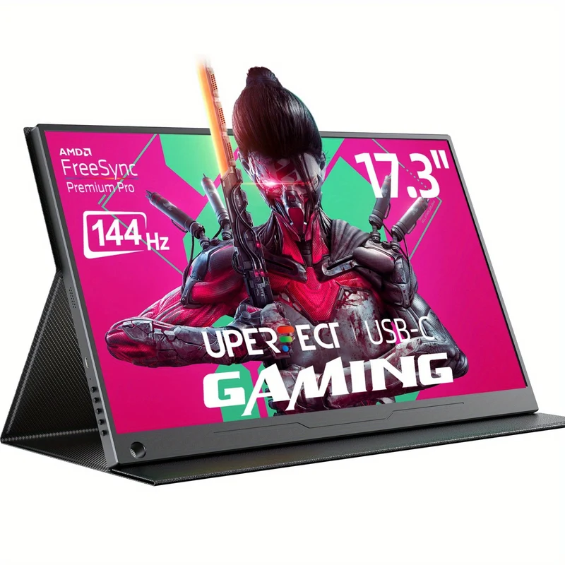 Externescherm – Draagbare Monitor – Tweede Scherm – Portable Display – USB-C Scherm – 17,3 Inch – 144Hz Verversingssnelheid – 100% Adobe RGB & 500 Nits Helderheid